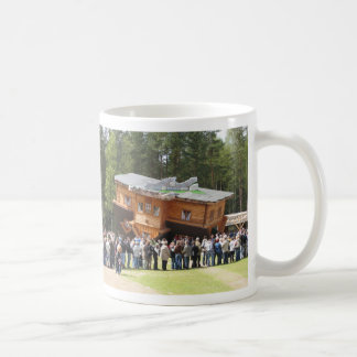 Haus umgedreht kaffeetasse