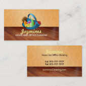 Haus-und Büro-Reinigungs-Visitenkarten Visitenkarte (Vorne/Hinten)