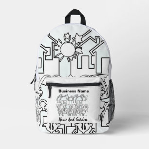 Haus und Garten individuell gestalten Bedruckter Rucksack