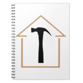 Haus und Hammer Notizblock (Vorderseite)