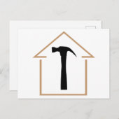 Haus und Hammer Postkarte (Vorne/Hinten)