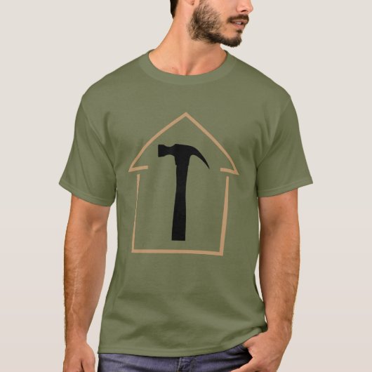 Haus und Hammer T-Shirt (Vorderseite)