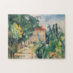 Haus und Landschaft durch Paul Cezanna, C 1890 Puzzle