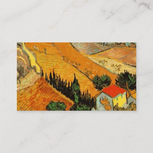 Haus und Ploughman <br> Visitenkarte (Vorderseite)