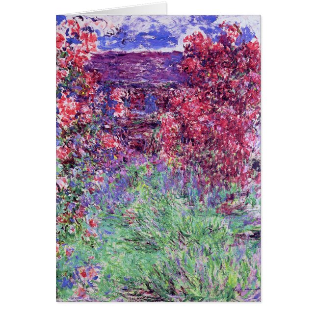 Haus unter den Rose, Claude Monet (Vorne)