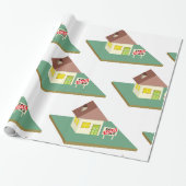 Haus Verkauft Geschenkpapier (Ungerollt)