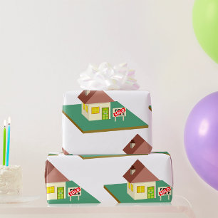 Haus Verkauft Geschenkpapier
