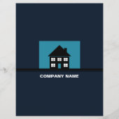 Haus verkauft, Realtor, Anwesen Agent Werbung Flyer (Hinten)