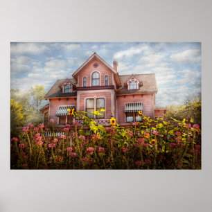 Haus - Viktorianisch - Sommerliche Hütte Poster