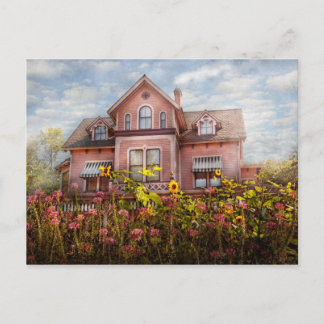Haus - Viktorianisch - Sommerliche Hütte Postkarte