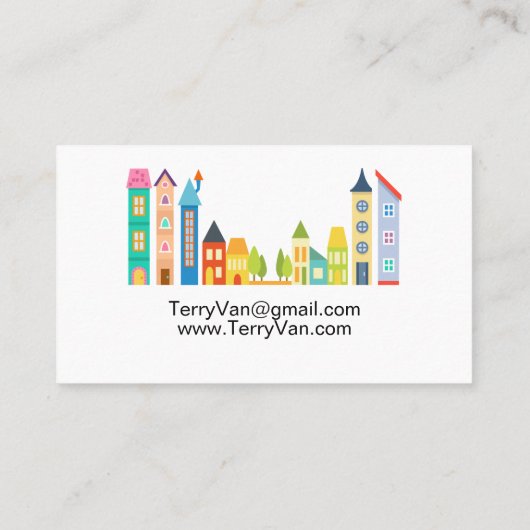 Haus Visitenkarte (Rückseite)