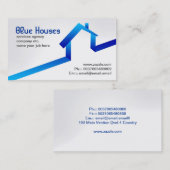 Haus-Visitenkarte Visitenkarte (Vorne/Hinten)