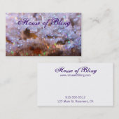 Haus von Bling Visitenkarte (Vorne/Hinten)