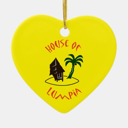 Haus von Lumpia Keramikornament (Vorne)