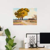 Haus von Maynard Dixon Poster (Heimbüro)