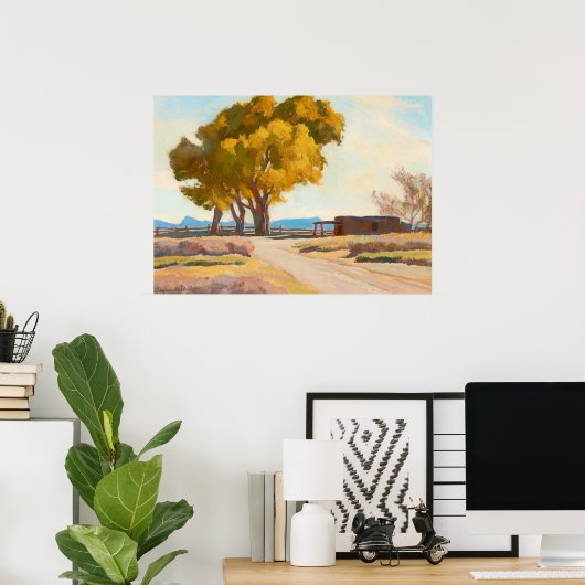 Haus von Maynard Dixon Poster (Heimbüro)