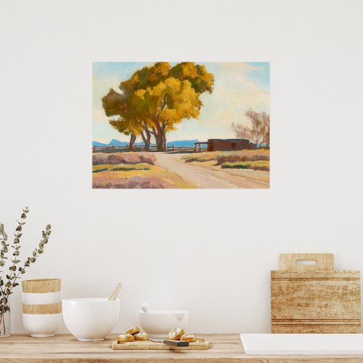 Haus von Maynard Dixon Poster (Küche)