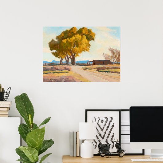 Haus von Maynard Dixon Poster (Heimbüro)