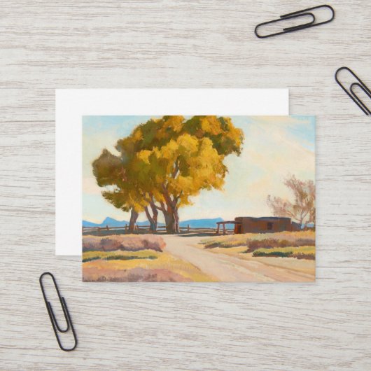 Haus von Maynard Dixon Visitenkarte (Vorderseite/Rückseite Beispiel)