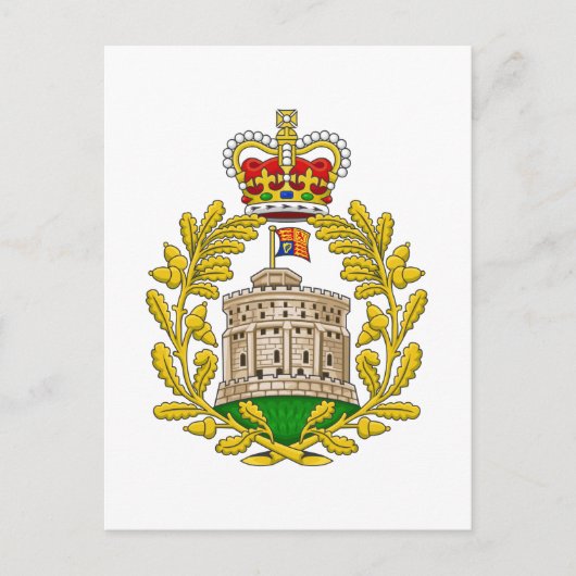 Haus von Windsor Royal Coat of Arms Postkarte (Vorderseite)