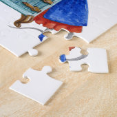 Haus von zwei niedlichen Mäusen Puzzle (Seite)