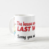 Haus war sauber Tasse (Vorderseite Links)