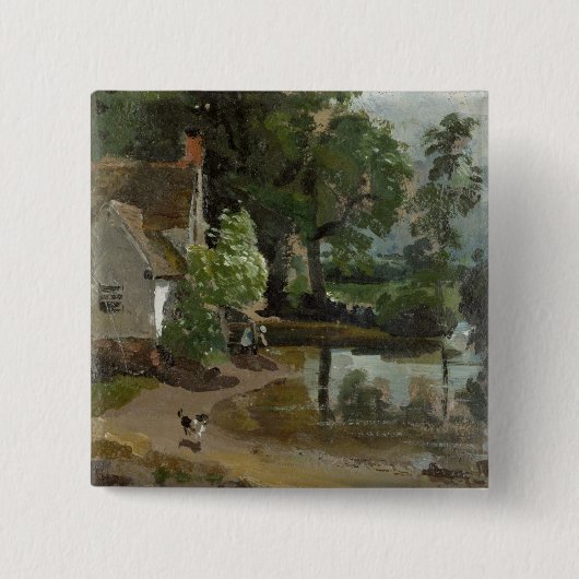 Haus Willy Lotts, nahe Flatford Mühle, c.1811 (oi Button (Vorderseite)
