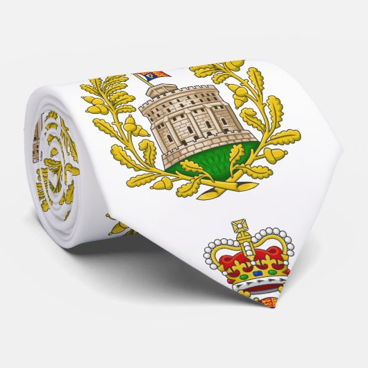 Haus Windsor königlichen Wappens Krawatte (Gerollt)