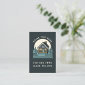 Haus zu vermieten visitenkarte (Stehend Vorderseite)