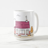 Haus, Zuhause, Gebäude Kaffeetasse (VorderseiteRechts)