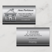 Haus-Zuhause-Geschäftskarte Visitenkarte (Vorne/Hinten)