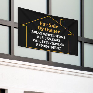Haus zum Verkauf durch den Besitzer Chic Schwarz G Banner