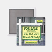 Haus zum Verkauf MAGNET (Vorderseite/Rückseite)