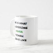 Hausa-Frau, großartig Kaffeetasse (Vorderseite Links)