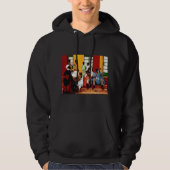 Hausa-Musiker ohne Text Hoodie (Vorderseite)