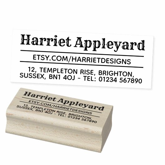 Hausangestellte von Zuhause-arbeitender Kautschuk- Gummistempel