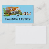 Hausangestellter und Hausangestellter Visitenkarte (Vorne/Hinten)