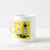 Hausarbeit ist schlecht kaffeetasse (Vorderseite Links)