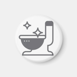 Hausarbeit Toilette Reinigen Magnet