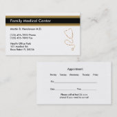 Hausarzt Visitenkarte (Vorne/Hinten)