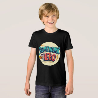 Hausaufgaben Hero: Spaß und Inspirierend Kinder vo Tri-Blend Shirt