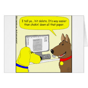 Hausaufgaben-HundeCartoon der Löschung 386