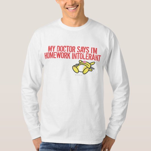 Hausaufgaben Intollerant T-Shirt (Vorderseite)