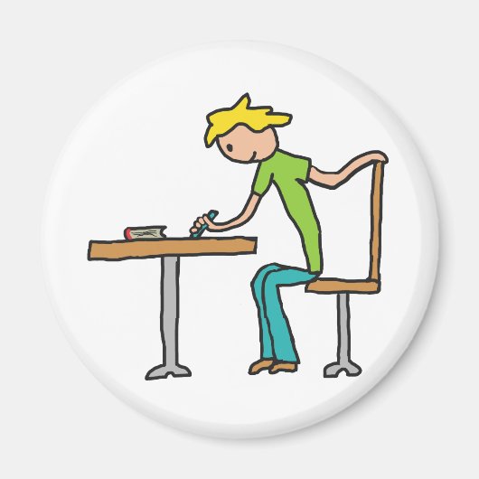 Hausaufgaben Magnet (Vorne)