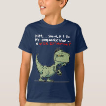 Hausaufgaben nach dem Aussterben Lustiger Dinosaur