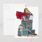 "Hausaufgaben" Postkarte (Vorne/Hinten)