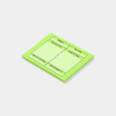 Hausaufgaben-Projekt-Post-Itanmerkungen Post-it Klebezettel (angewinkelt)