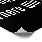 Hausaufgaben und Zuordnung sind fällig (dunkel) Poster (Ecke)