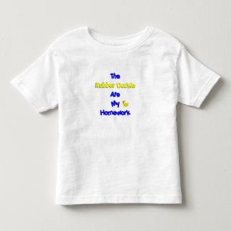 Hausaufgabenentschuldigung Kleinkind T-shirt