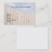 Hausbau Visitenkarte (Vorne/Hinten)